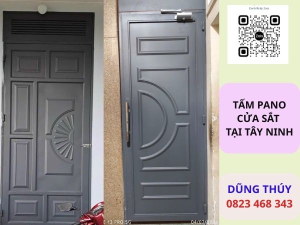 tấm pano cửa sắt tại TÂY NINH